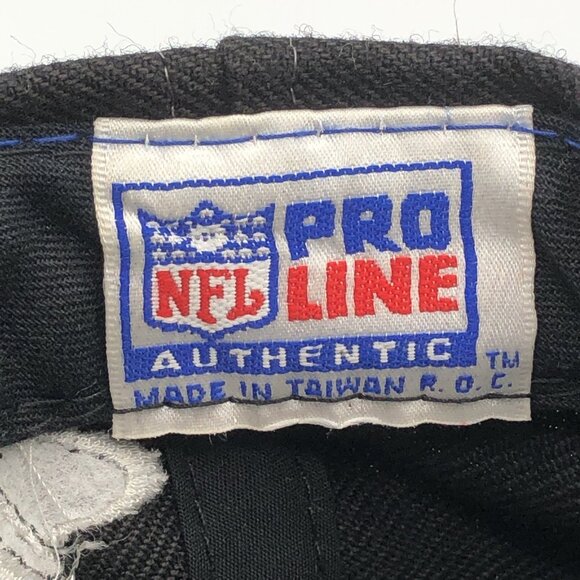 Vintage Dallas Cowboys 90’s Logo Athletics Pro Line Black Splash Snapback Hat - Picture 10 of 12